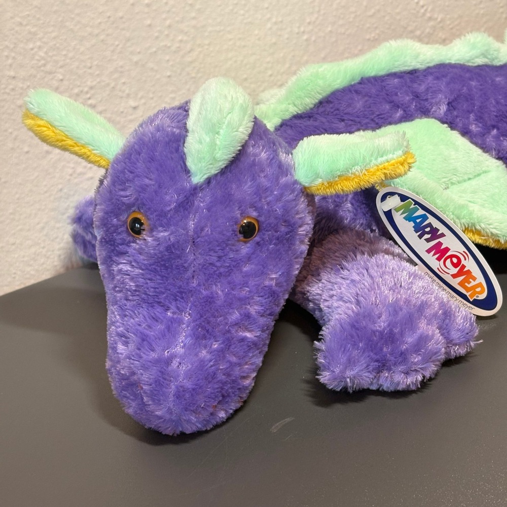 Mary Meyer Flip Flops Dragon Kids 12"‎ Purple New Retired Rare Plush Toy